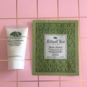 Origins face wash and mask.